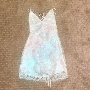 Lucy in the Sky Homecoming Dress in white XS